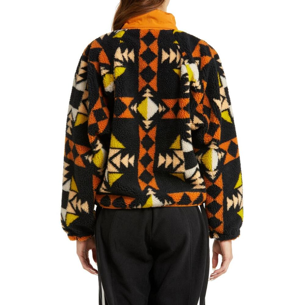 NEW Free People Hit The Slopes Printed Fleece Jacket Size S - Picture 3 of 14